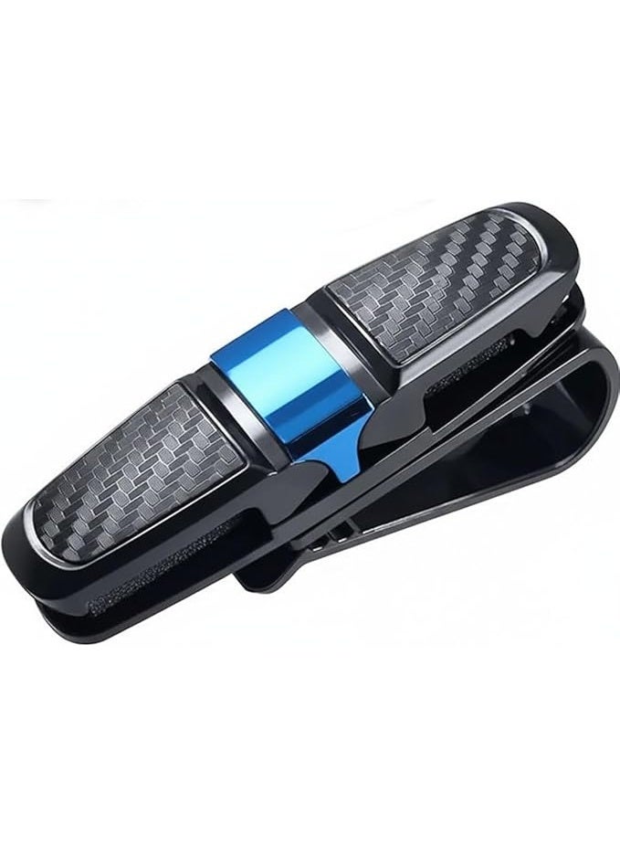 يو شوب حامل نظارات لواقي الشمس للسيارة من يوشوب، حامل بمشبك تثبيت للنظارات، مشبك مزدوج الأطراف قابل للدوران 180 درجة - Image 1